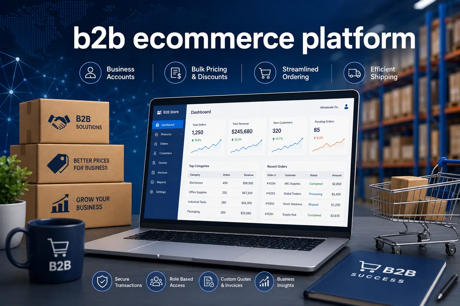b2b ecommerce platform - webinkey